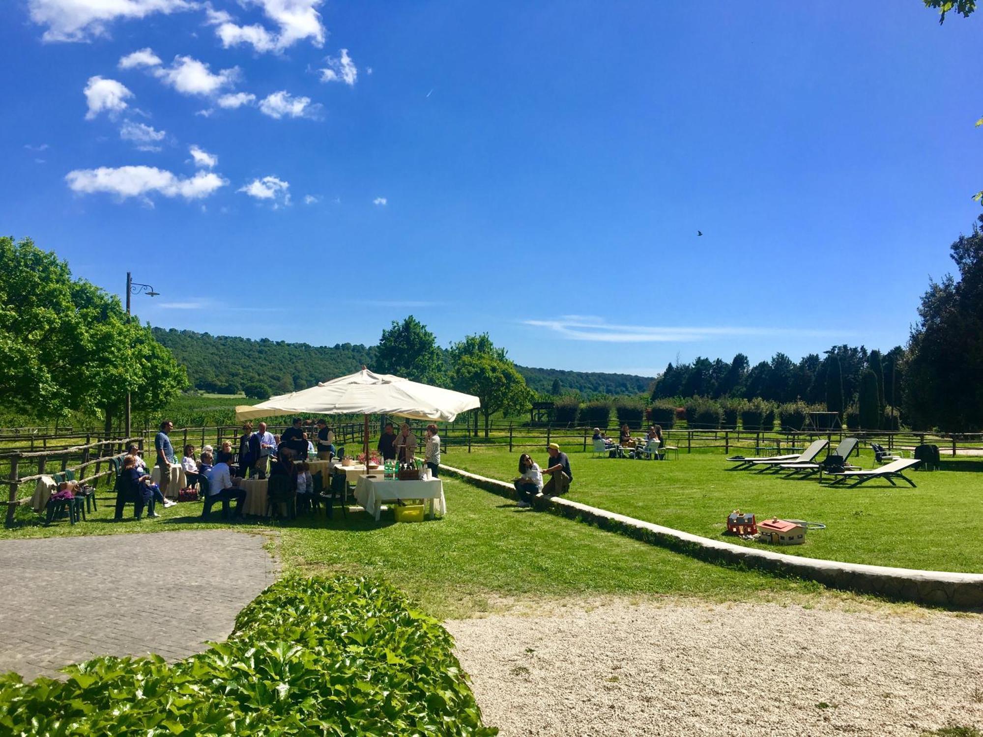 Agriturismo Potrero Grande Sul Lago Di Martignano Con Spiaggia Campagnano Di Roma Buitenkant foto
